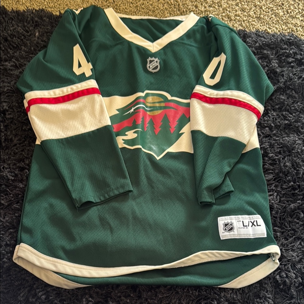 NHL Minnesota Wild Dubnyk Hockey Jersey